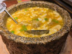 石锅鸡汤豆腐-绿茶餐厅(华联万柳店)