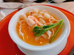 虾汤海贝柱海鲜面-山港凯悦酒店·东海88私房菜