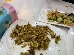 孜然蘑菇-马旭土鸡焖花卷新疆菜大盘鸡·真域顺西域美食(天马大道店)