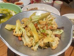 干锅有机花菜-新白鹿餐厅(银泰西湖文化广场店)