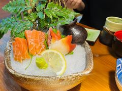 三文鱼刺身-鳗鱼家·深夜食堂(军博店)