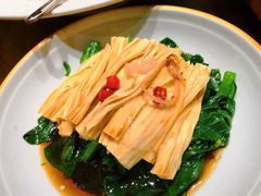 葱油鲜腐竹菜心-九毛九西北菜(大东海店)