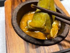 羊肚菌烧黑豆腐-无味舒食(思南公馆店)