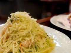 青笋拌蛰头-海鲜烧烤