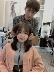 -I+造型烫发染发