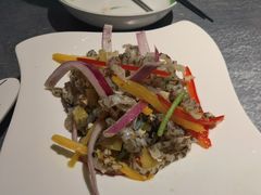 香拌脆爽鱼皮-探鱼·鲜青椒爽麻烤鱼(天河优托邦店)