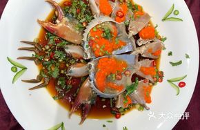 Fresh-Marinated Crab Roe, Ice-Cold Two-Tier Delight