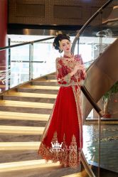 点击看大图 -艾拉·女王婚纱礼服馆