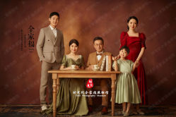 -时光纪亲子全家福照相馆(静安店母女写真父母纪念照)