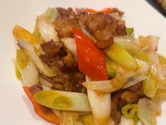 葱爆羊肉-东方亚克西餐厅(西康路店)