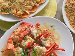 蒜蓉开边蒸龙虾-明记海鲜大排档(巽寮湾店)