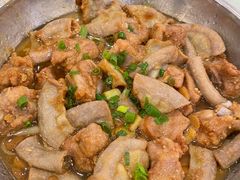 黄豆酱蒸粉肠排骨-绿丰园农家菜(南北大厦店)