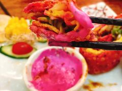 火龙果卷饼-甘味食堂(素食料理/蔬食料理/恆春美食)