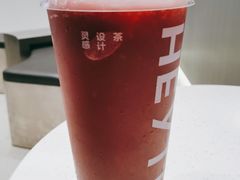 芝芝莓莓桃-喜茶(上海五角场万达店)