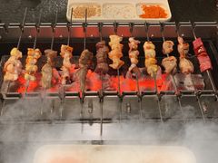 -長壹旋转烤吧 农家鸡火锅