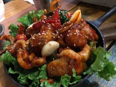 辣烤鸡爪-富乐满韩国正宗炸鸡韩国料理(虹泉路店)