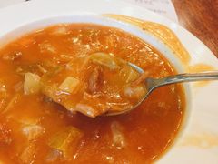 番茄牛肉牛筋浓汤-玛格萝妮比萨屋(四平店)