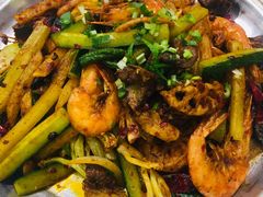 干锅排骨虾-干锅鱼庄(北京荟聚店)