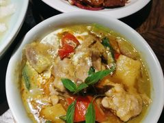 泰式青咖喱鸡-港丽餐厅