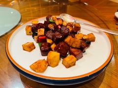 杏鲍菇牛肉粒-华夏食府中餐厅(中原路店)