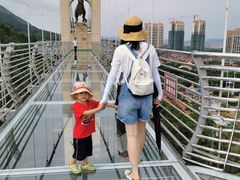 -客天下恐龙水晶玻璃桥