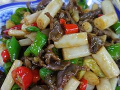 泡椒藕带炒鸡菌-小民大排档(马场角横路店)