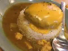 芝士牛肉汉堡咖喱饭-红小满休闲餐厅(十全街店)