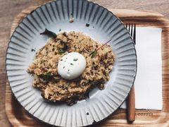 法式波波蛋牛肝菌烩饭-奎克咖啡Cuiqu(晶品店)