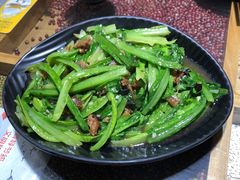 豆豉鲮鱼油麦菜-潮十三潮汕砂锅粥(高新四路大都荟店)