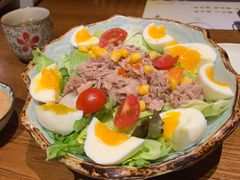 金枪鱼溏心蛋蔬菜沙拉-二丁目食堂(铁西万象汇店)