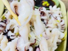 芥末白灼八爪鱼-贞姨美食·老字号海鲜大排档