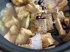 砂锅炖豆腐-北京龙庆四季香农家饭庄·灶台鱼·碳烤虹鳟鱼(龙庆峡店)
