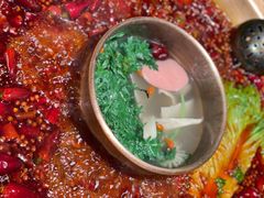 牛油野菌鸳鸯锅-巴蜀大宅门火锅(川音店)