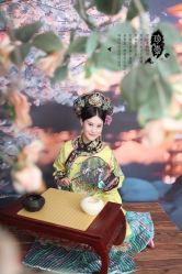 -后宫·古装汉服京剧儿童亲子全家福摄影