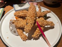 香炸芝麻多春-水之惠鲜鱼料理(王府大街店)