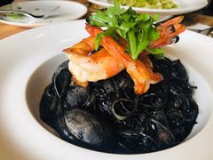 墨鱼汁海鲜意面-UPPER KITCHEN(延安路店)