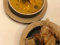 咖喱时蔬配手抓饼-若蘭慈·无国界素食料理(欢乐海岸店)
