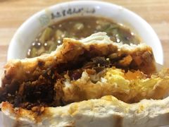 蛋菜夹馍-老马家马蓉蛋菜夹馍·腊牛肉夹馍(回民街店)