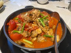 -贵州辣子鸡番茄鸡