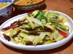 莲菜炒肉-蓝田印象