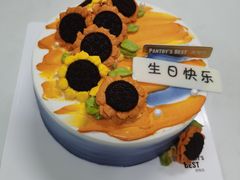 双子座昼夜晨曦杏果奶油蛋糕-派悦坊·甜品·蛋糕(日坛店)