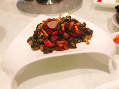 脆口黄瓜爆牛肉粒-安蒂娅.悦景轩中餐厅(西乡店)