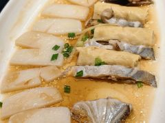 鲳鱼面结拼年糕-大灶头·新昌菜(中国茶市店)