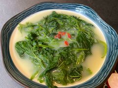 鱼汤浸桑叶-六个大厨·秘制粤菜(广州塔店)
