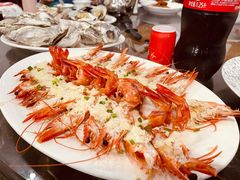 蒜蓉开边蒸九节虾-蚝专家(北滘店)