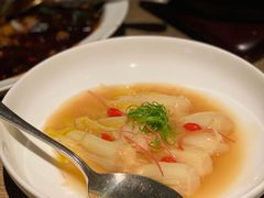 瑶柱鸡汤娃娃菜-悦轩中餐厅·高空江景·杭州柏悦酒店