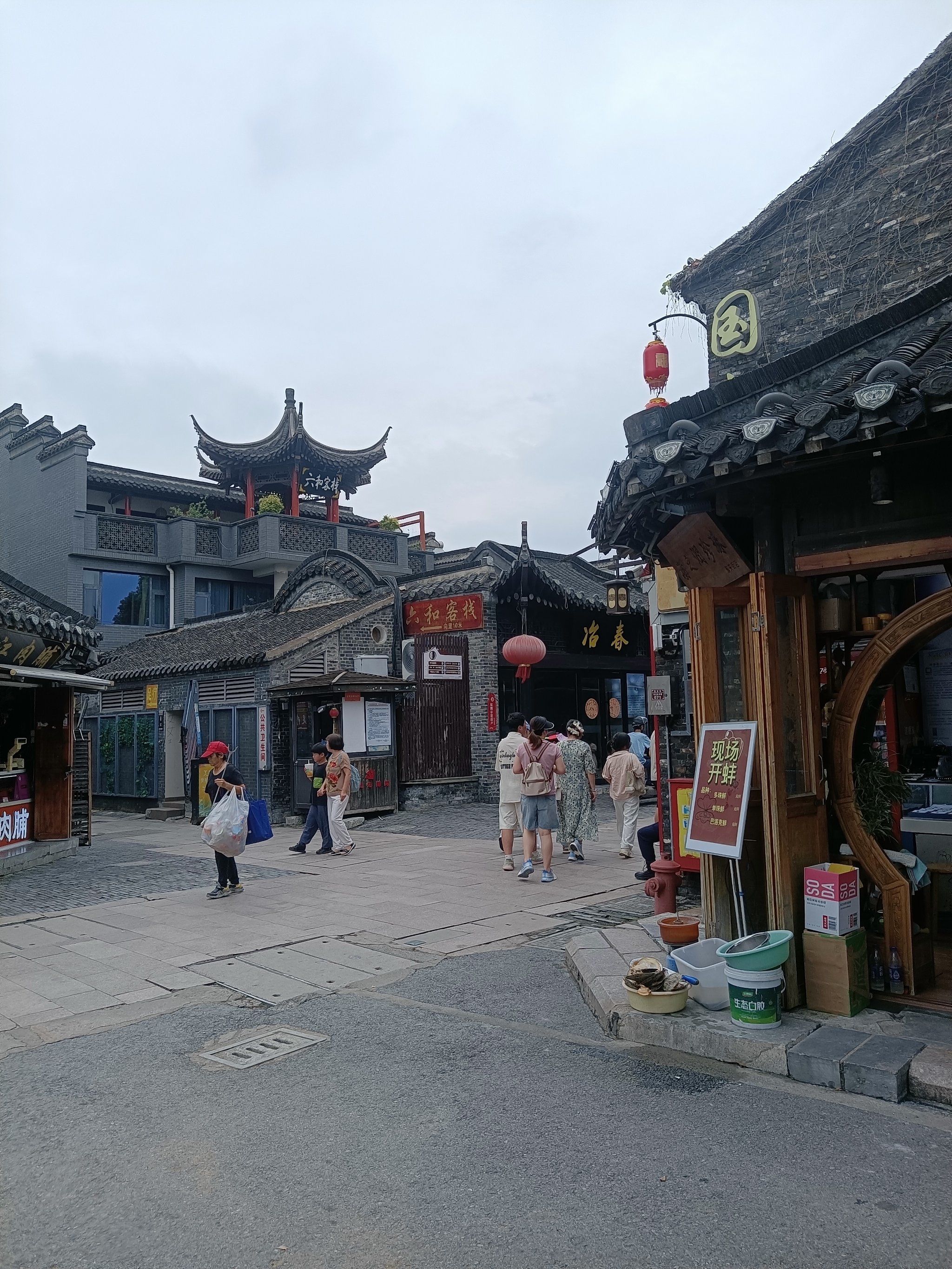 无意中来到了扬州个园旁的东关街