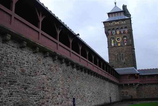 加的夫城堡-"作为老牌的英国领地,威尔士92616617.