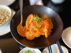 金沙蛋黄元宝虾-上海苏宁宝丽嘉酒店·嘉府壹号中餐厅