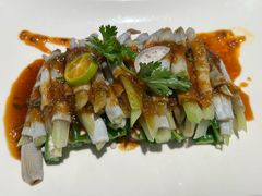秋葵拌沙虫-黑明餐厅(白鹭洲店)